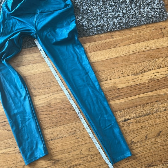 Goldsheep Turquoise Blue Leggings Size Small - Picture 4 of 6
